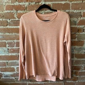 American Eagle, Coral, Long-Sleeves T-shirt, Size Large, Very Soft